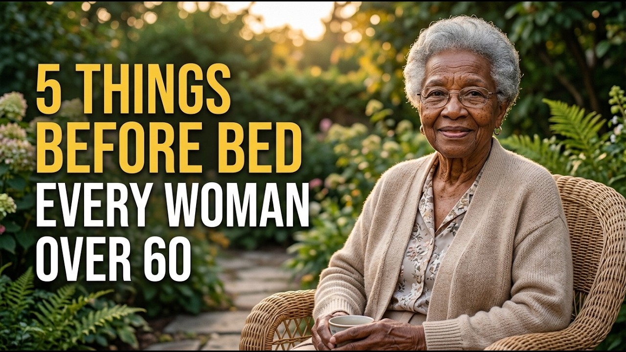 5 Things Every Woman Over 60 Should Do Before Bed (My Nighttime Routine)