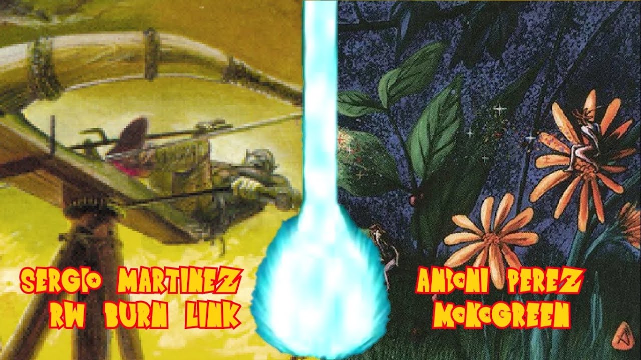 MTG Old School - ENNO Liga 2023 - Torneo Mayo (Ronda 3) - [RW Burn Link] VS [MonoGreen]
