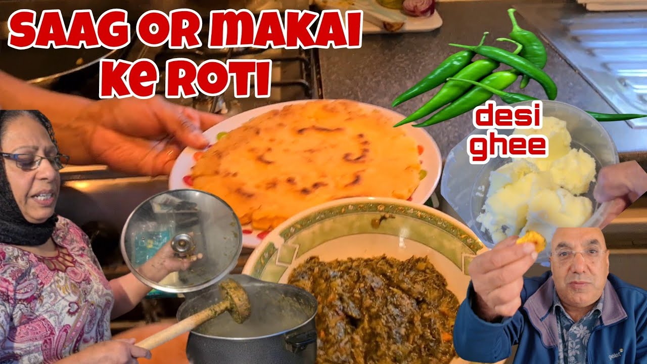 sarson ka saag recipe || how to make makai ke roti #Chattroh
