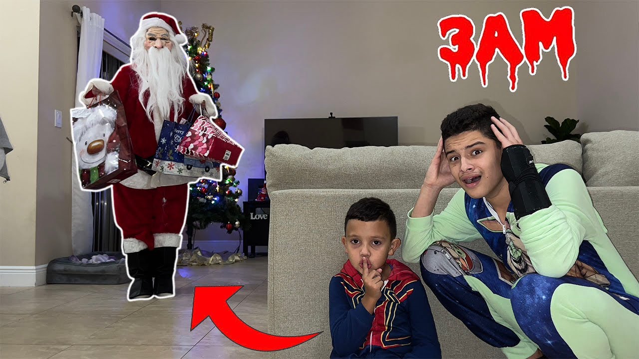 WE CAUGHT SANTA AT 3AM