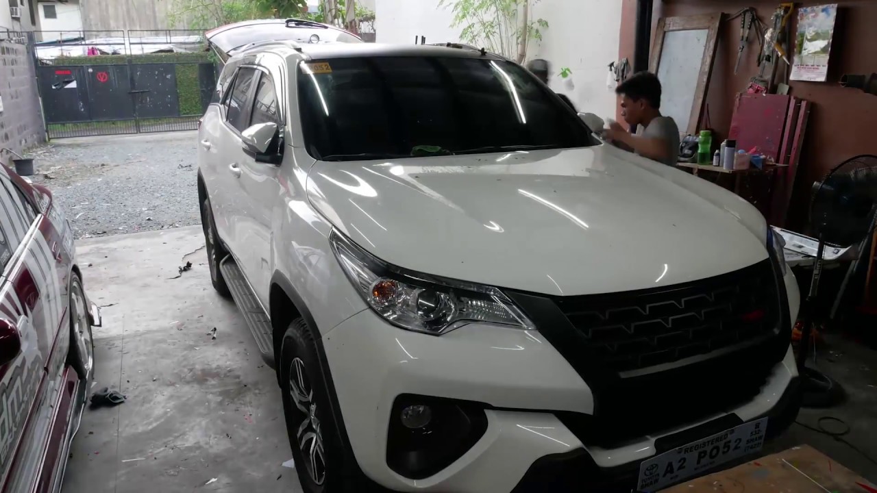 Wrapping my Toyota Fortuner 2018 | Panoramic Roof Wrap