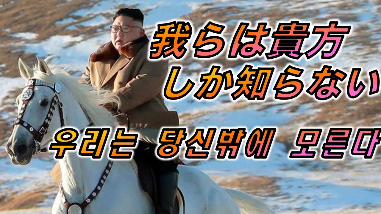 みんなで聞こう『我らはあなたしか知らない』HD【金正恩 キャラソン】【北朝鮮】【우리는 당신밖에 모른다】【白頭山】【NK-POP】