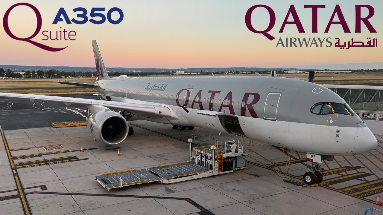 🇶🇦 Doha DOH - Adelaide ADL 🇦🇺 - SYD Q-Suite Business Class Qatar Airbus A350-900 FLIGHT REPORT