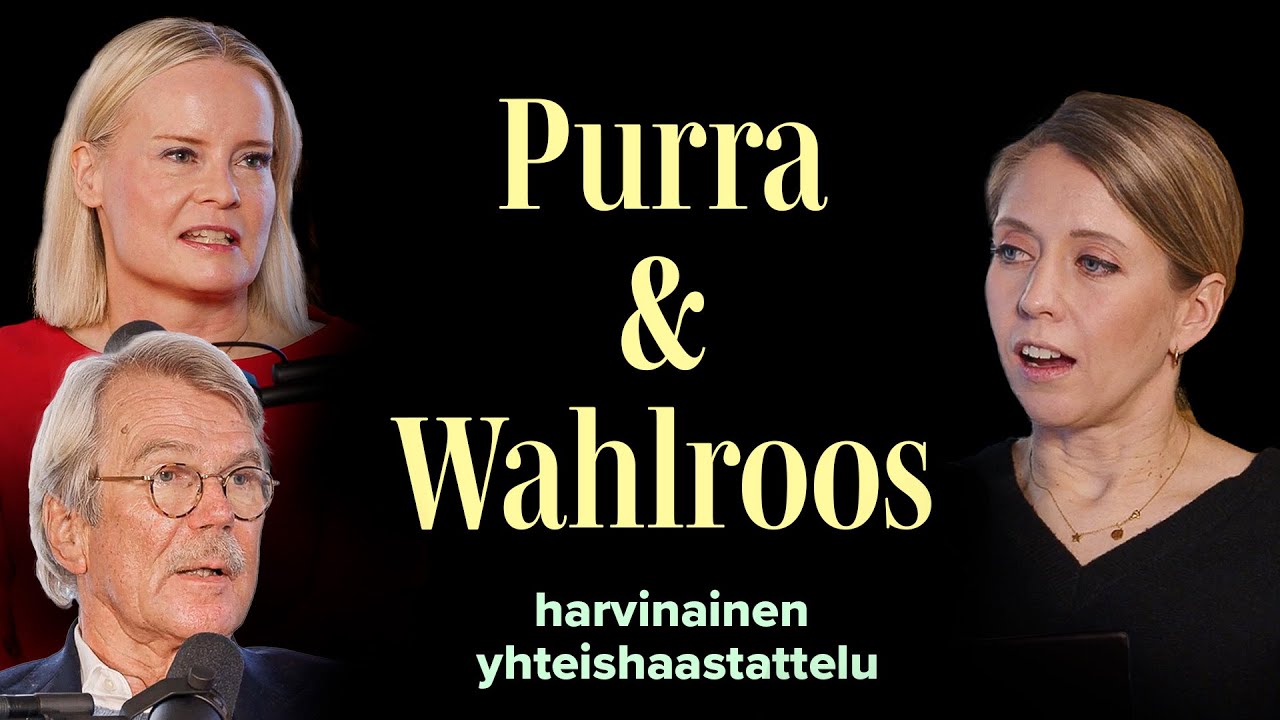Purra ja Wahlroos yhtä mieltä: Suomea rassaa miljonääri- ja osaajapula