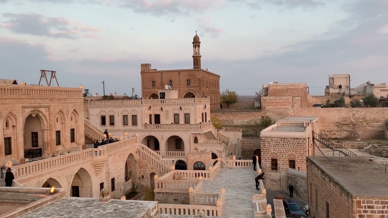 Sunset in Midyat, Turkey