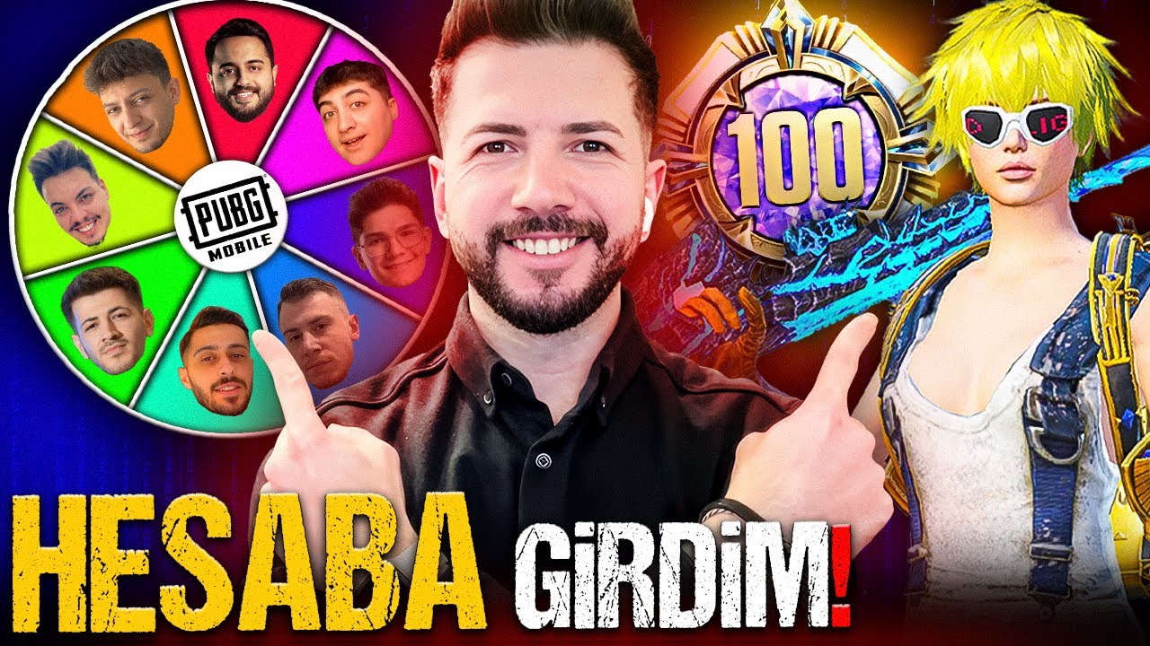 ÇARKTAN ÇIKAN YOUTUBER'IN HESABINA GİRİYORUM! - PUBG Mobile
