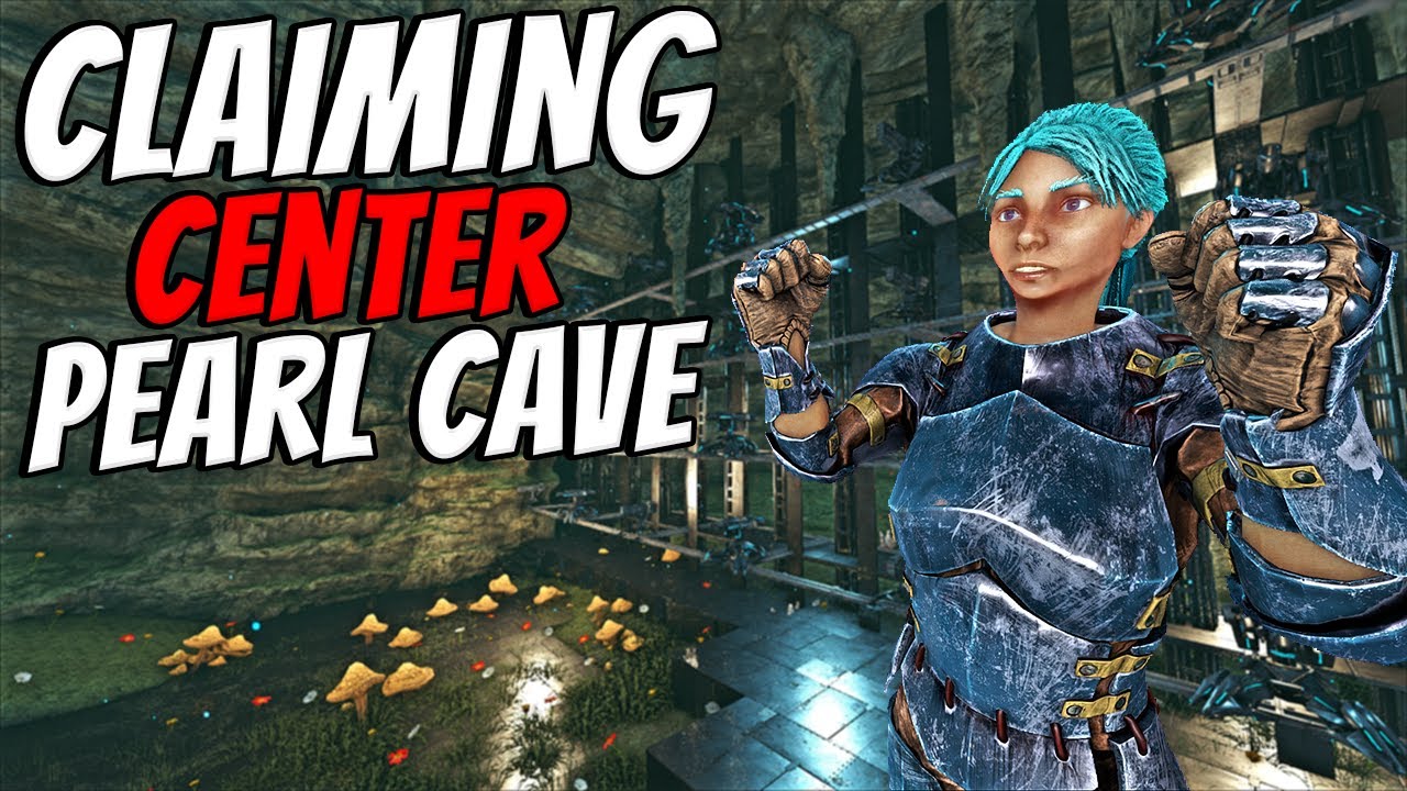 How We CLAIMED Center PEARL CAVE Against 2000 PLAYERS - Ark