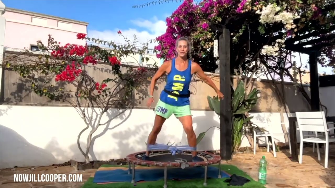 Jill Cooper's SuperJump leg and glute rebounding workout - anti cellulite