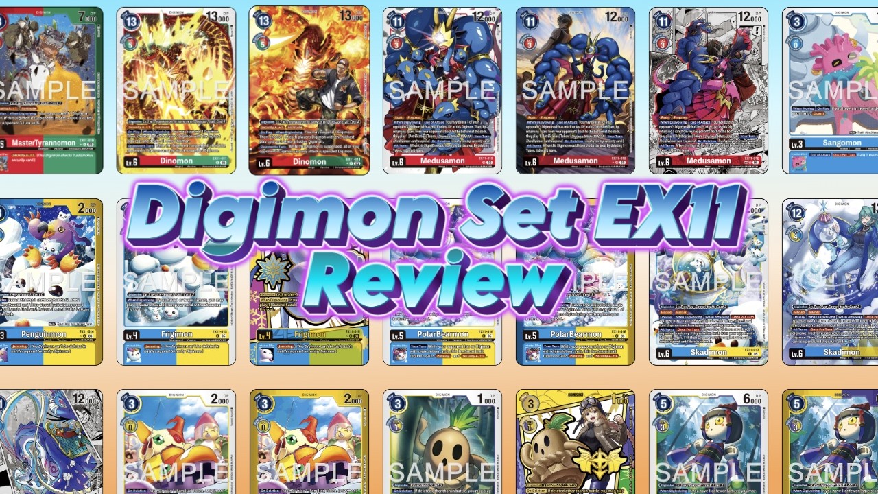 Digimon EX11 Dawn of Liberator Set Review