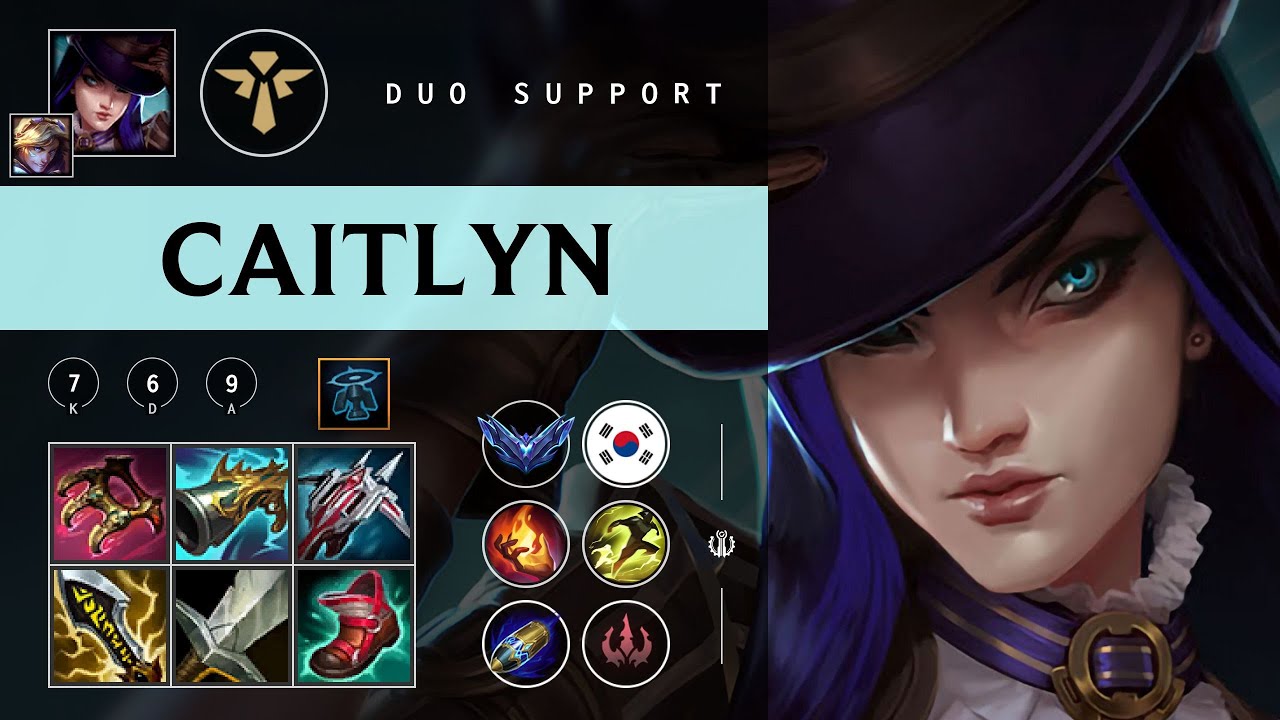 Caitlyn Support vs Alistar - KR Diamond Patch 26.01