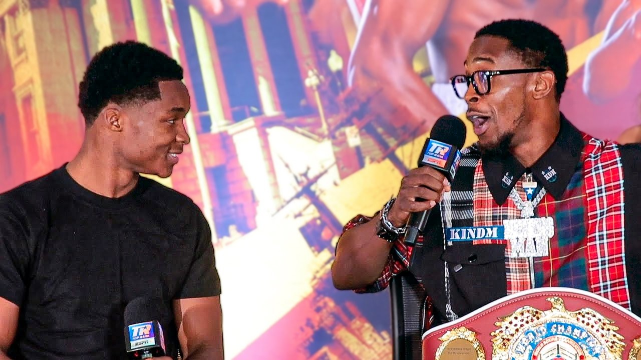 Keyshawn Davis PUNKS Abdullah Mason to his face in verbal confrontation over future fight!