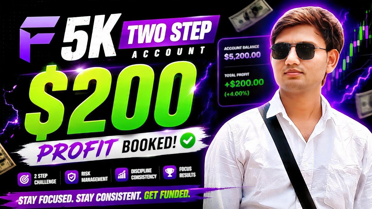 How I Made $200 on a 5K Funded Account || Ravan Trap Trading