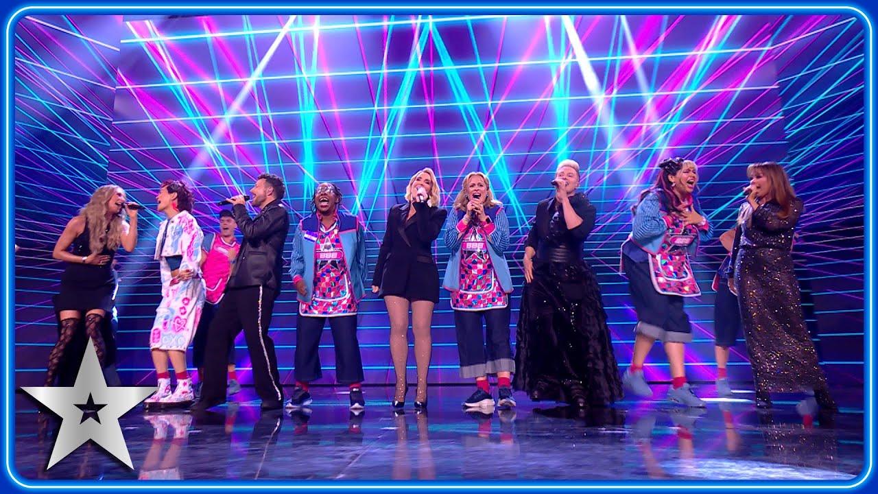 Steps perform nineties banger 'Tragedy' with cast of 'Here & Now' | Semi-Finals | BGT 2025