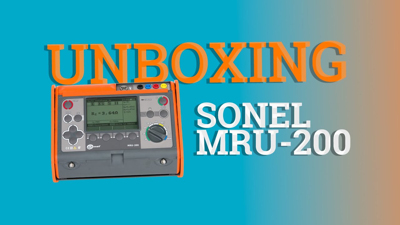 Unboxing Sonel MRU-200