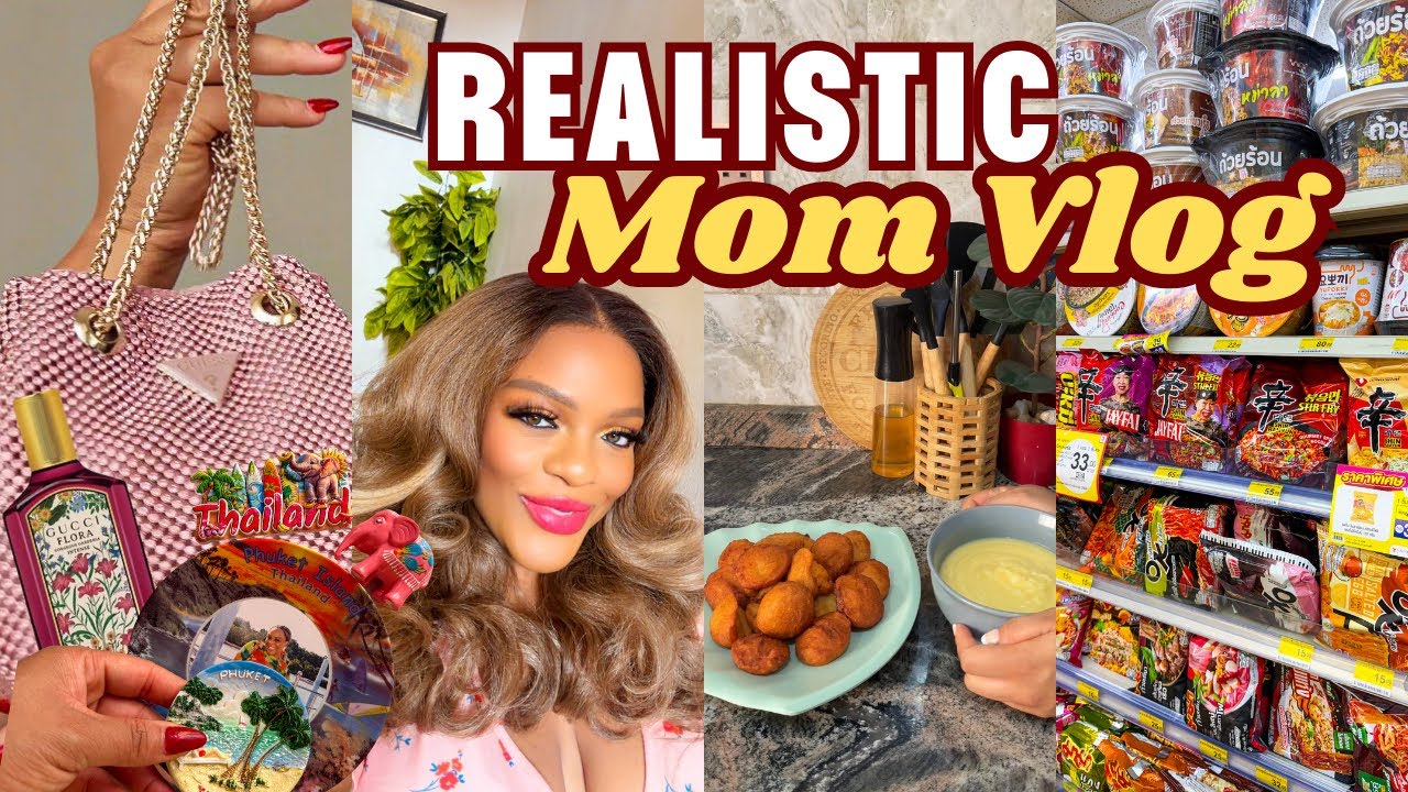 REALISTIC MOM VLOG | WHAT I BOUGHT IN THAILAND 🇹🇭, NEW HAIR, HOMEMADE MEAL PREP, MOM LIFE etc…