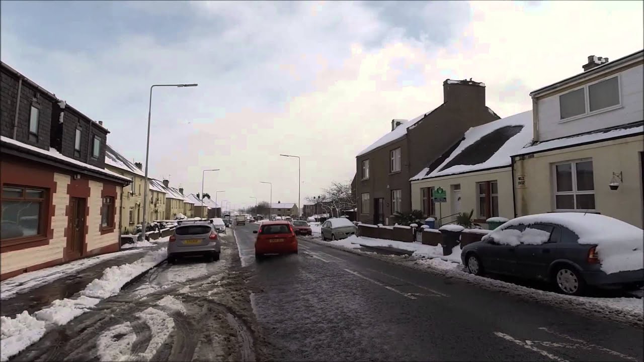 Kelty Fife - Street tour in the snow 3.3.2015. Shot in H.D and no shaking.