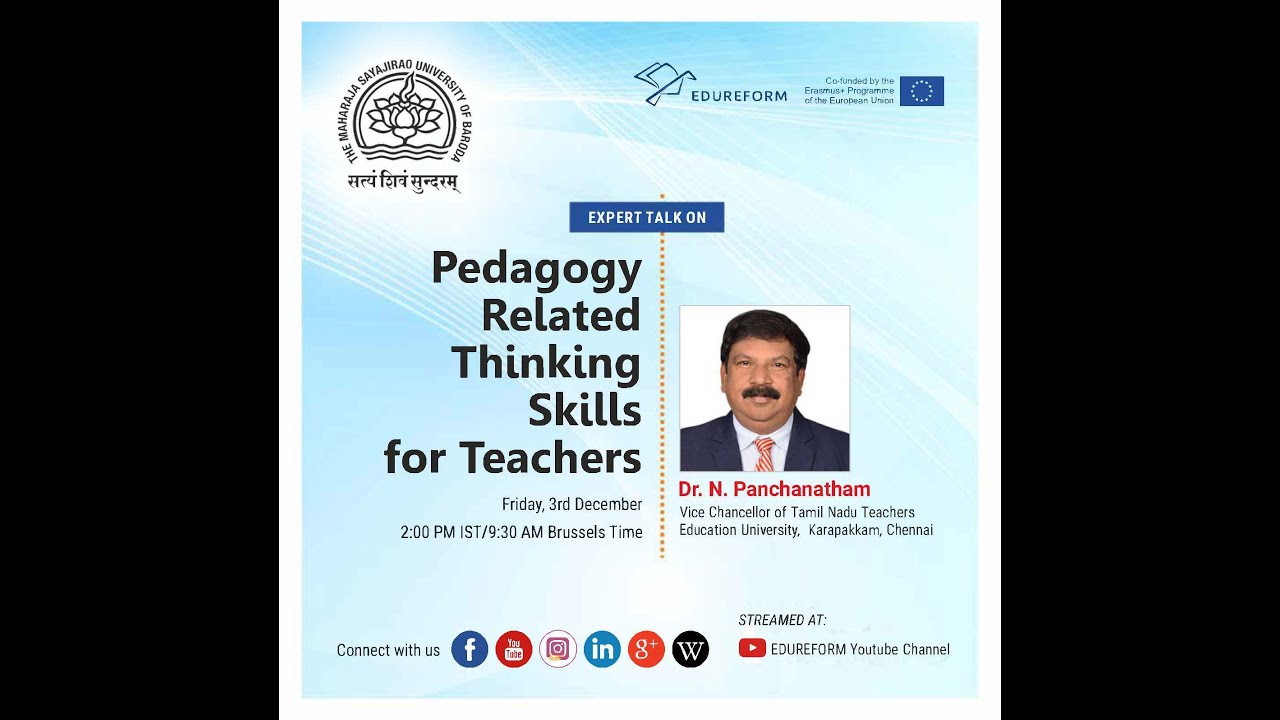 The Maharaja Sayajirao University of Baroda I  EDUREFORM Inaugural Event