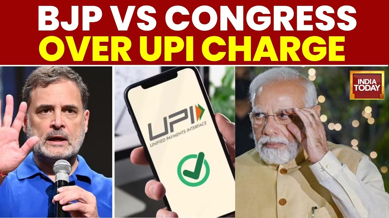 UPI Charge Row: Rahul Gandhi Calls It &lsquo;Modi Tax&rsquo;, BJP Hits Back | BJP Vs Congress | India Today