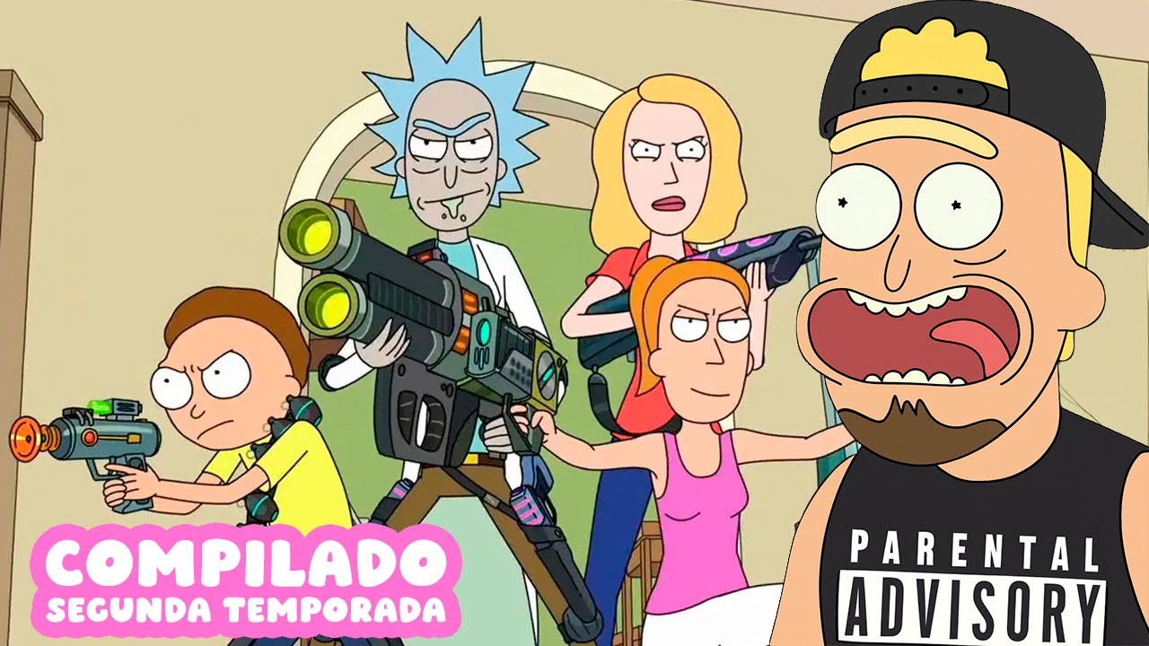 MARATONA RICK & MORTY | Melhores Momentos da Segunda Temporada