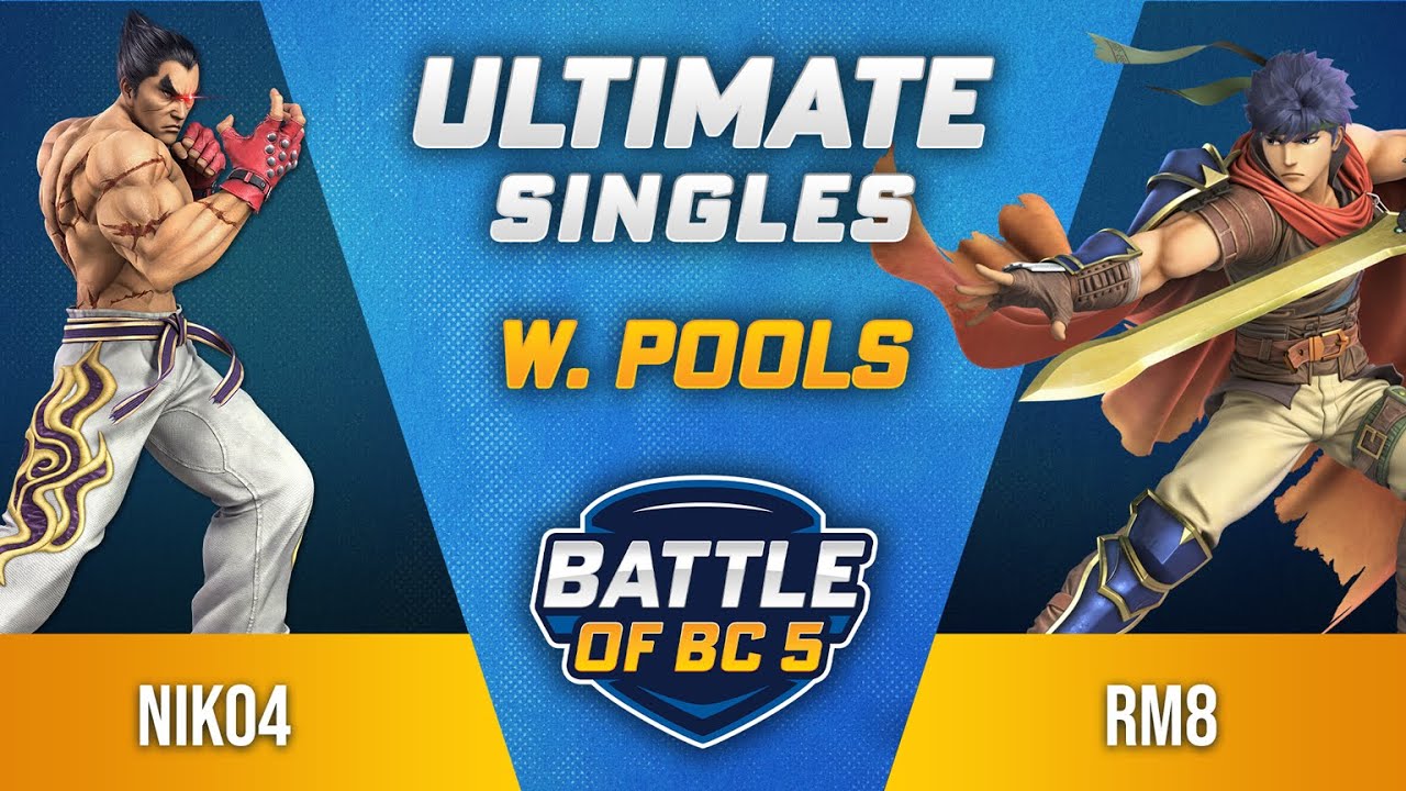 Niko4 (Kazuya) vs rm8 (Ike) - Ultimate Singles Losers Pools - Battle of BC 5