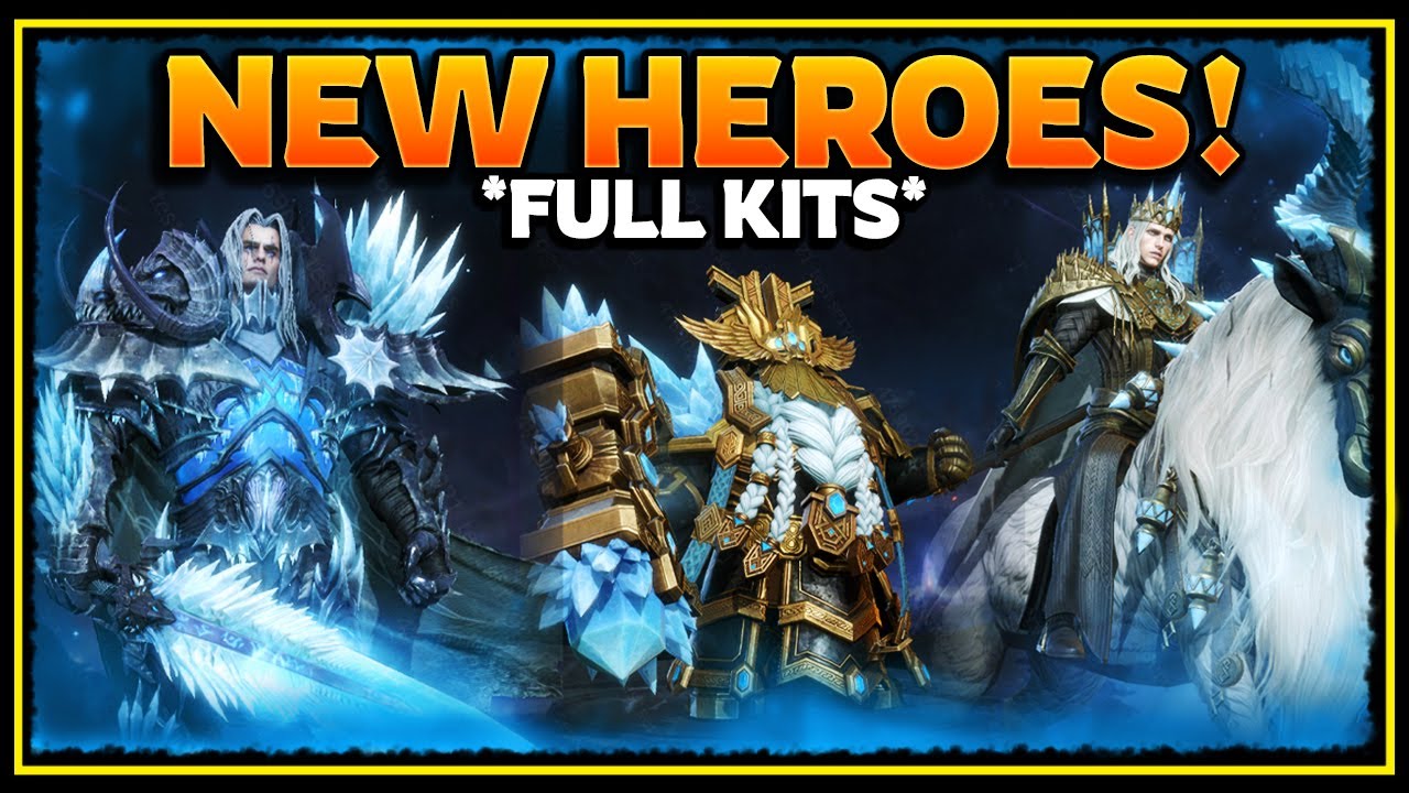 Rivenhald, Khadgrim & Aedrin ❄️ NEW Hero First Looks 💥 Full Kit Reveals ✤ Watcher of Realms