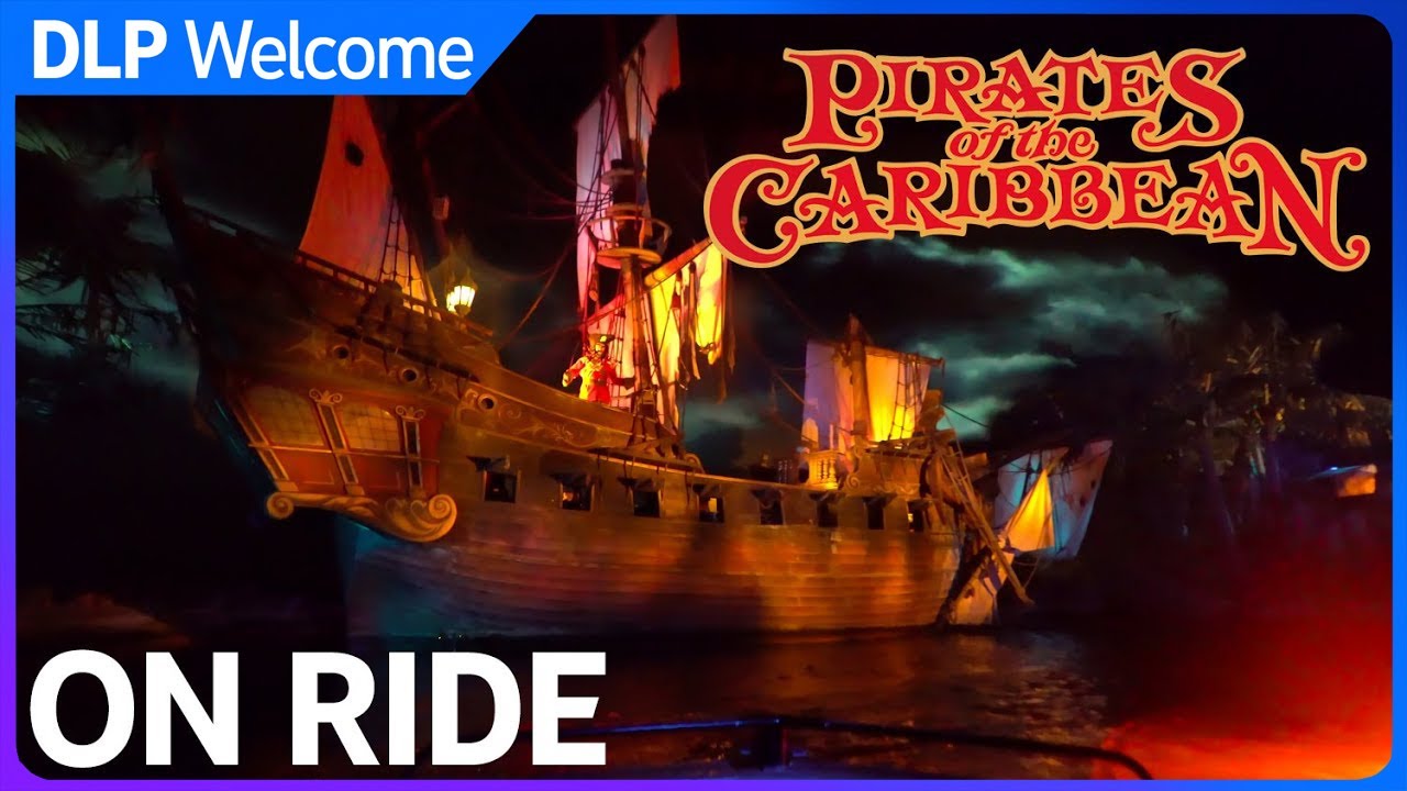 [Extreme Low Light] Pirates of the Caribbean - ON RIDE - Disneyland Paris