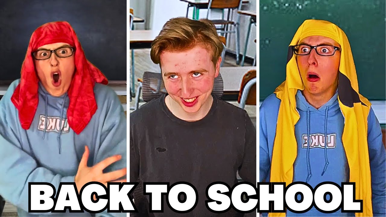 LUKE DAVIDSON: BACK TO SCHOOL! | Try Not To Laugh Watching Luke Davidson Shorts