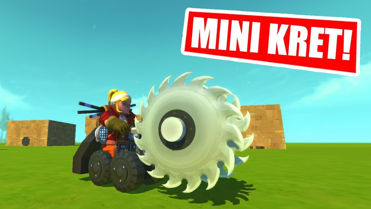 SCRAP MECHANIC - NAJMNIEJSZE MASZYNY KOPIĄCE ŚWIATA!!