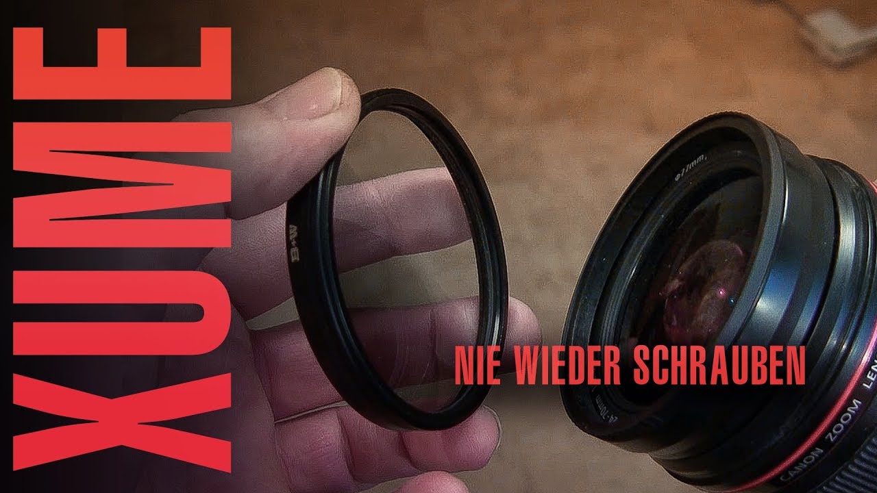 Filter wechseln OHNE nerviges rumschrauben. [Manfrotto Xume]