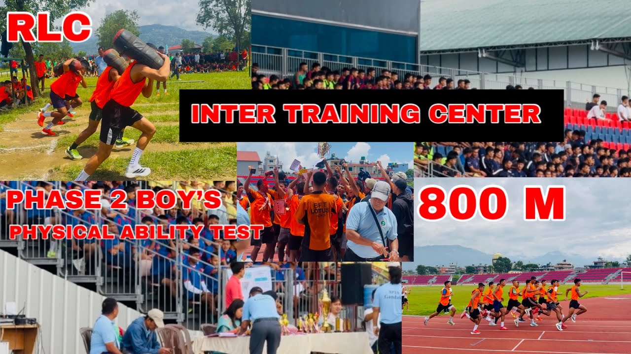 Inter Training Center Physical Ability Competition For Phase 2 Boy’s Intake 2025/26 #gurkhas #new 