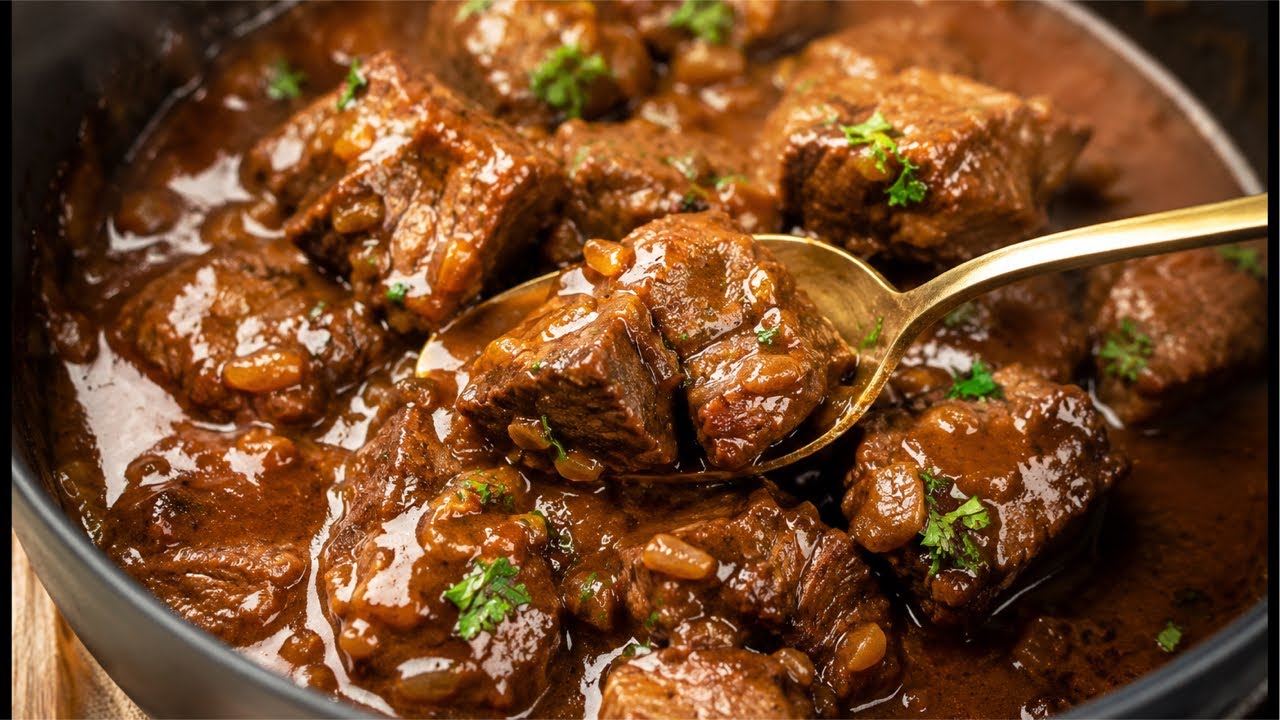 Tender Beef in Rich Brown Gravy | Easy One-Pot Comfort Food Recipe