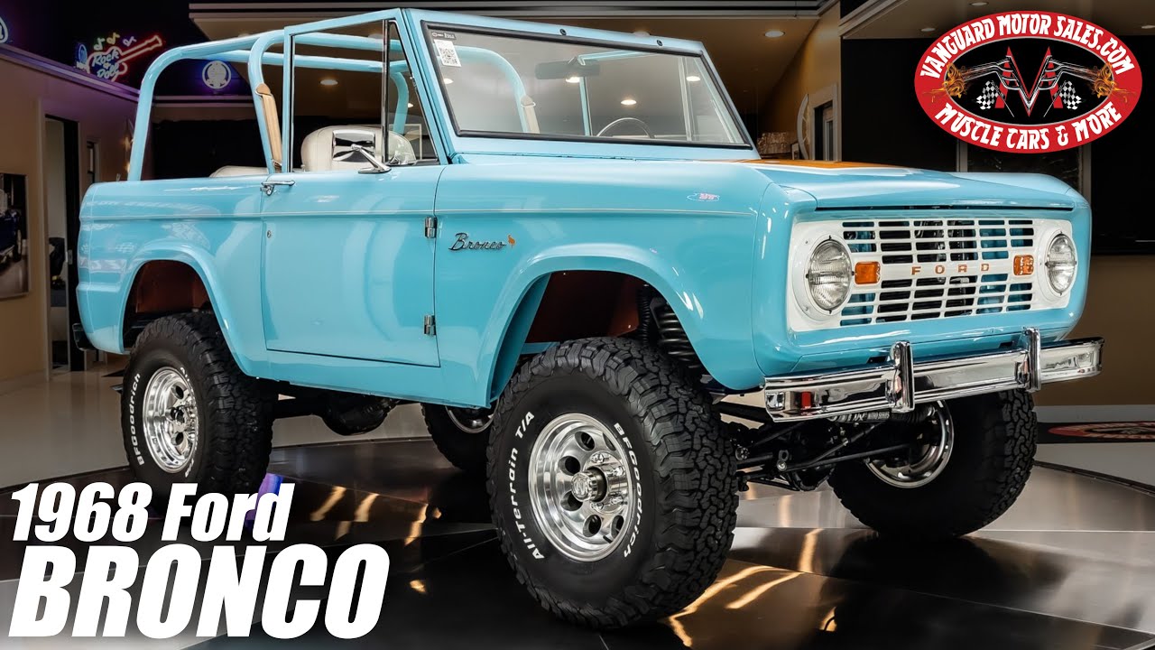 1968 Ford Bronco For Sale Vanguard Motor Sales #8002