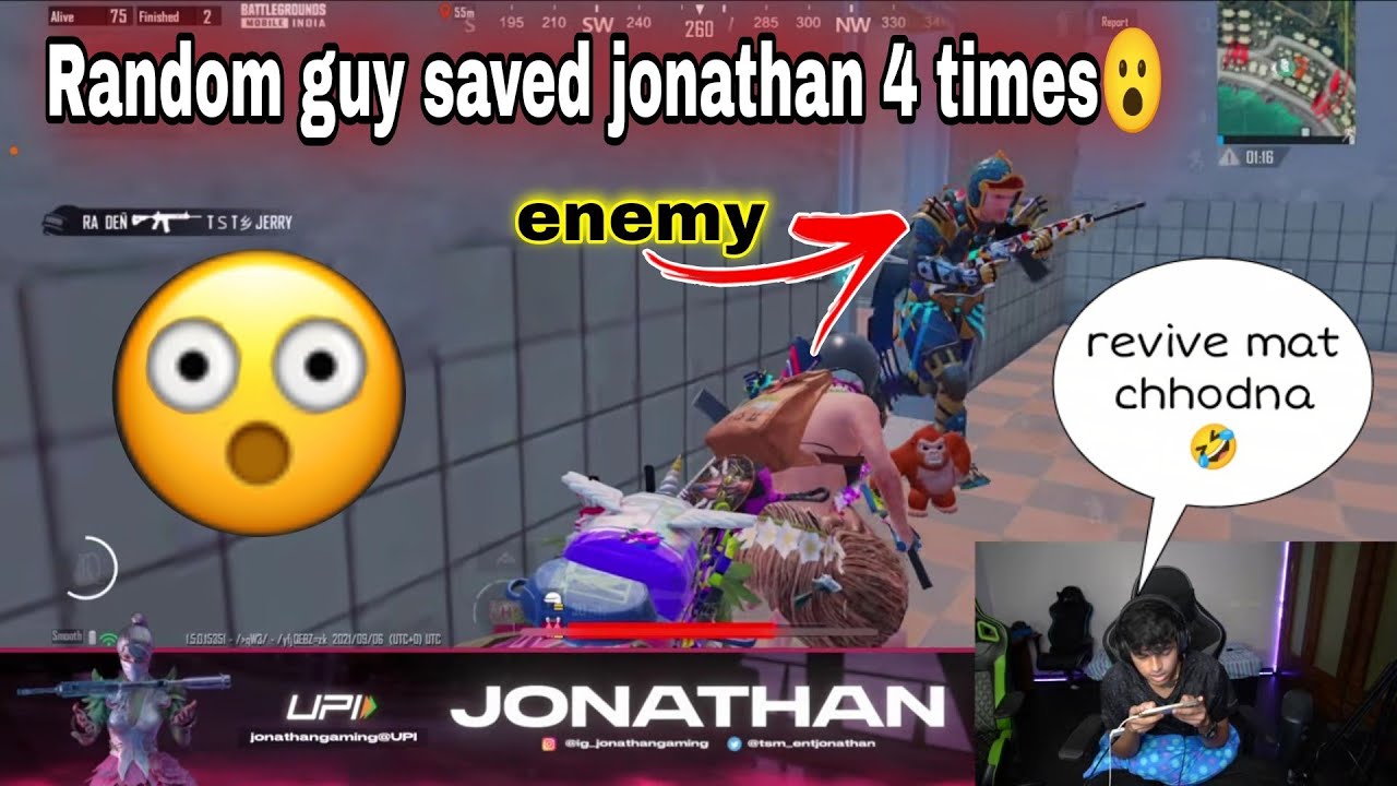 when jonathan met pro random in a match😮😮, full intense game 🔥🔥🔥