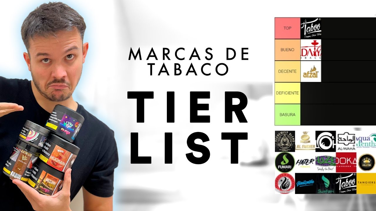 ¿CUÁL ES EL MEJOR TABAC0 DE SHISHA? 😳 TIER LIST | @ANDALUSHISHA