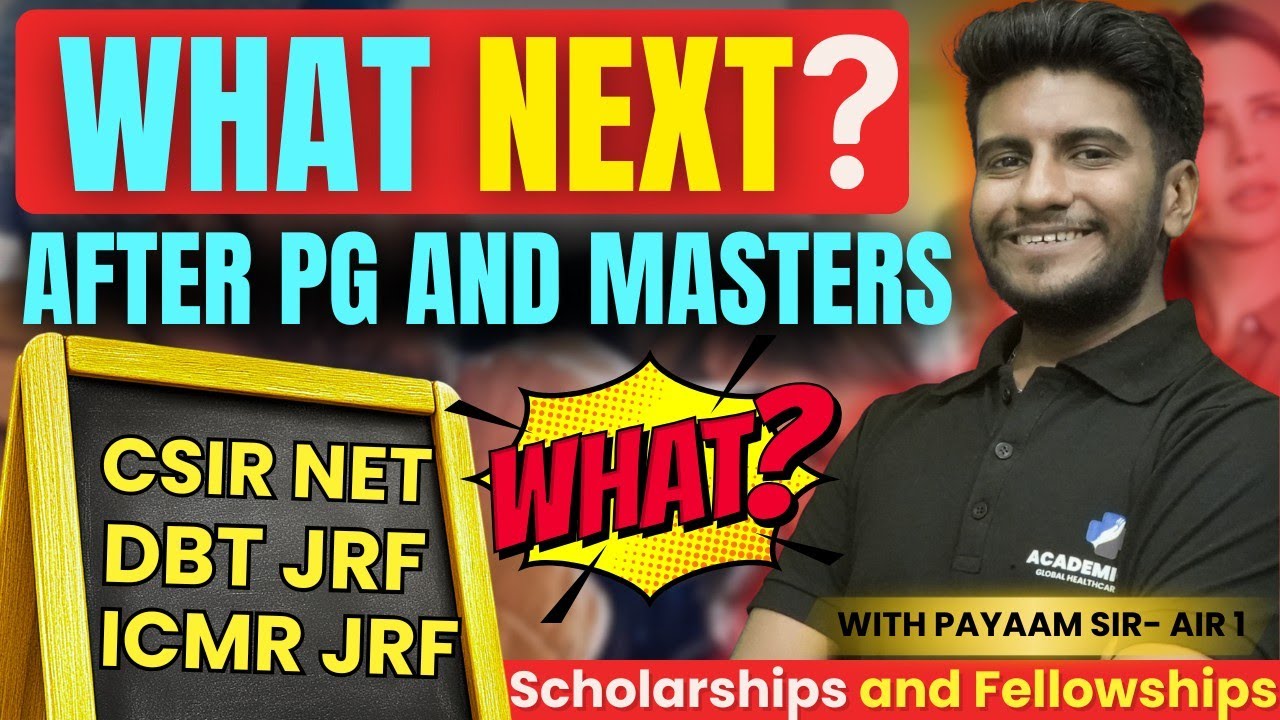 What&rsquo;s Next After PG and Master | CSIR, DBT JRF, ICMR JRF Opportunities | Pharmacist Career Scope