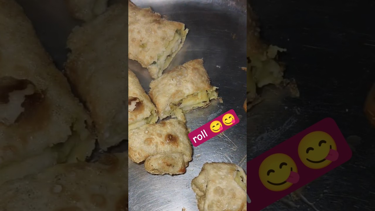 Crispy Veg Aloo Roll 😍 | Street Style Homemade Snack | Easy & Tasty 