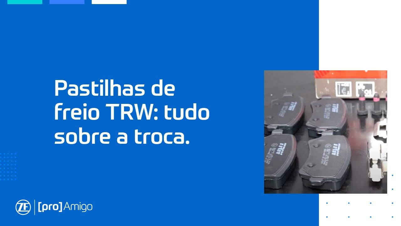 Pastilhas de Freio TRW com tecnologia COTEC