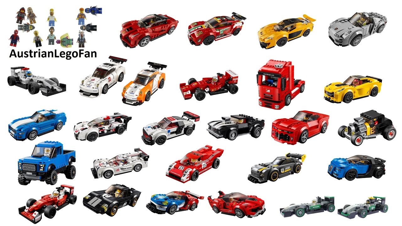 All Lego Speed Champions Cars ever made - Lego Speed Build Review