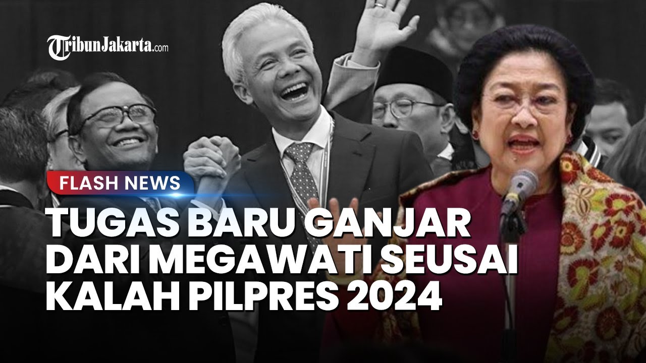 TUGAS BARU GANJAR Dibongkar Hasto! Ketum PDIP Megawati Akan Siapkan Tugas seusai Kalah Pilpres 2024