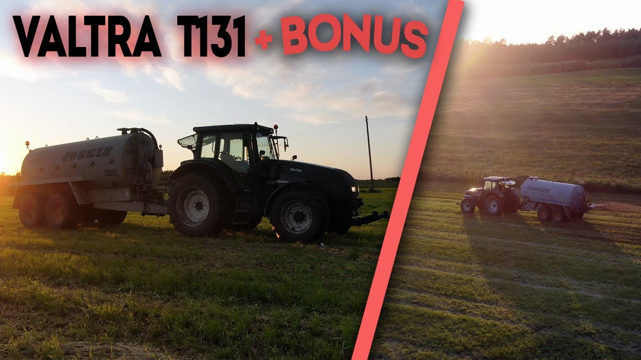 Wywóz Gnojowicy Valtra T131 +  Joskin Modulo 2 12000L