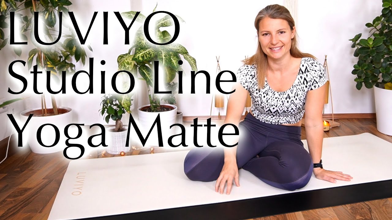 rutschfeste LUVIYO Studio Line Yoga Matte im Vergleich | Polyurethan Beschichtung