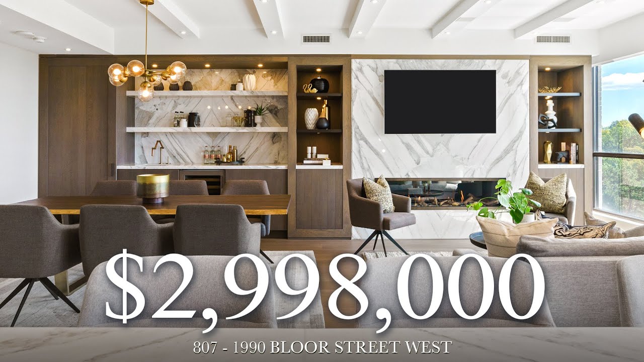 $2,998,000 - Luxury & Serenity In The Canopy Of High Park - 1990 Bloor St West, Suite 807, Toronto