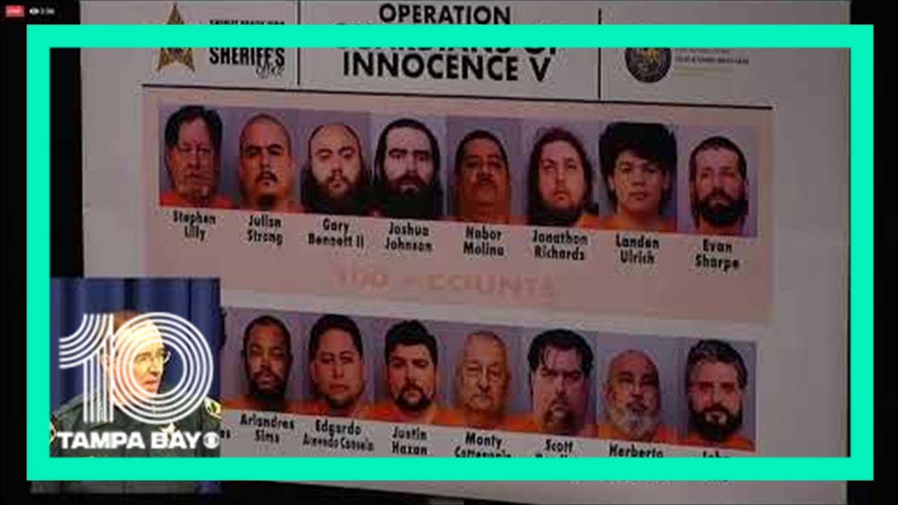 Polk County Sheriff on recent child porn arrests