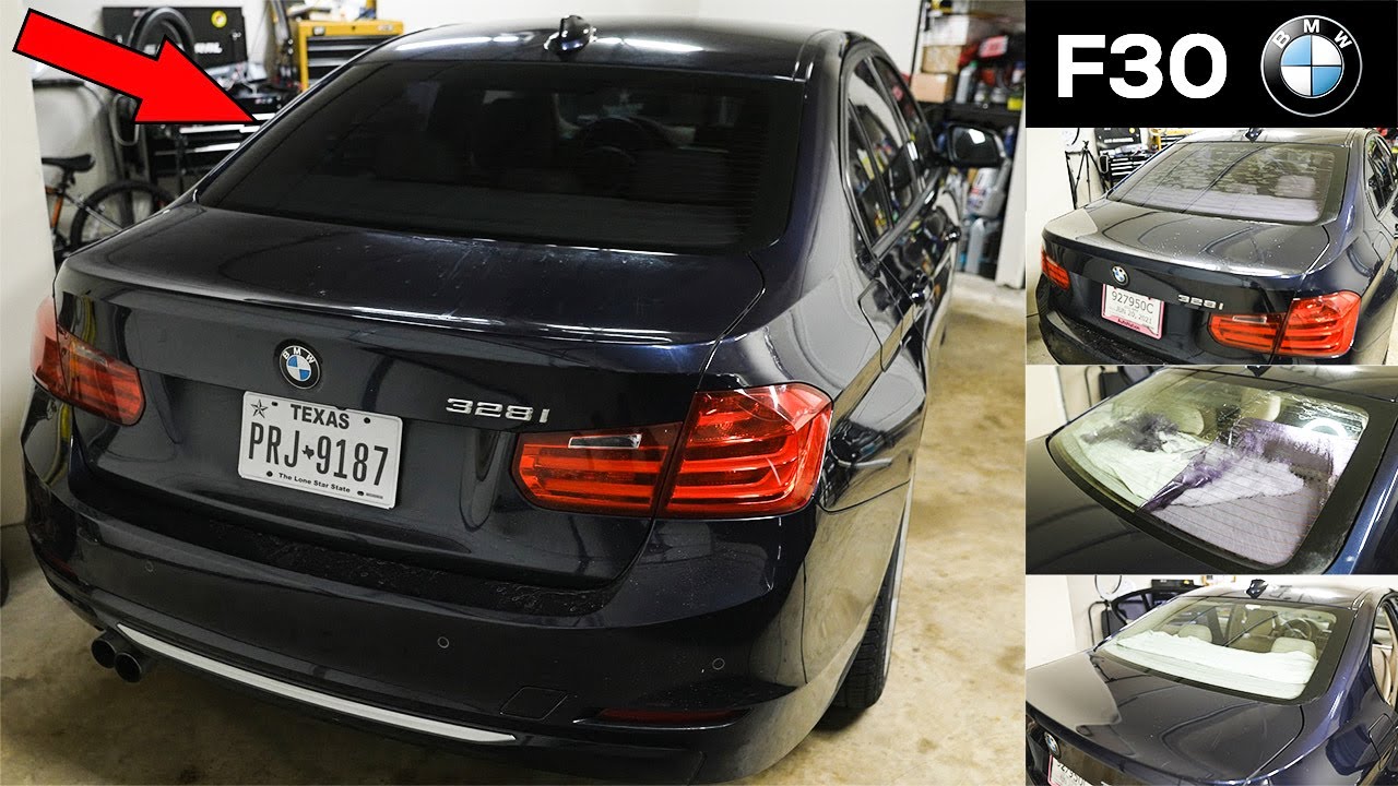 Restoring The Outside Of My Cheap F30 BMW Project.  DIY Tint!