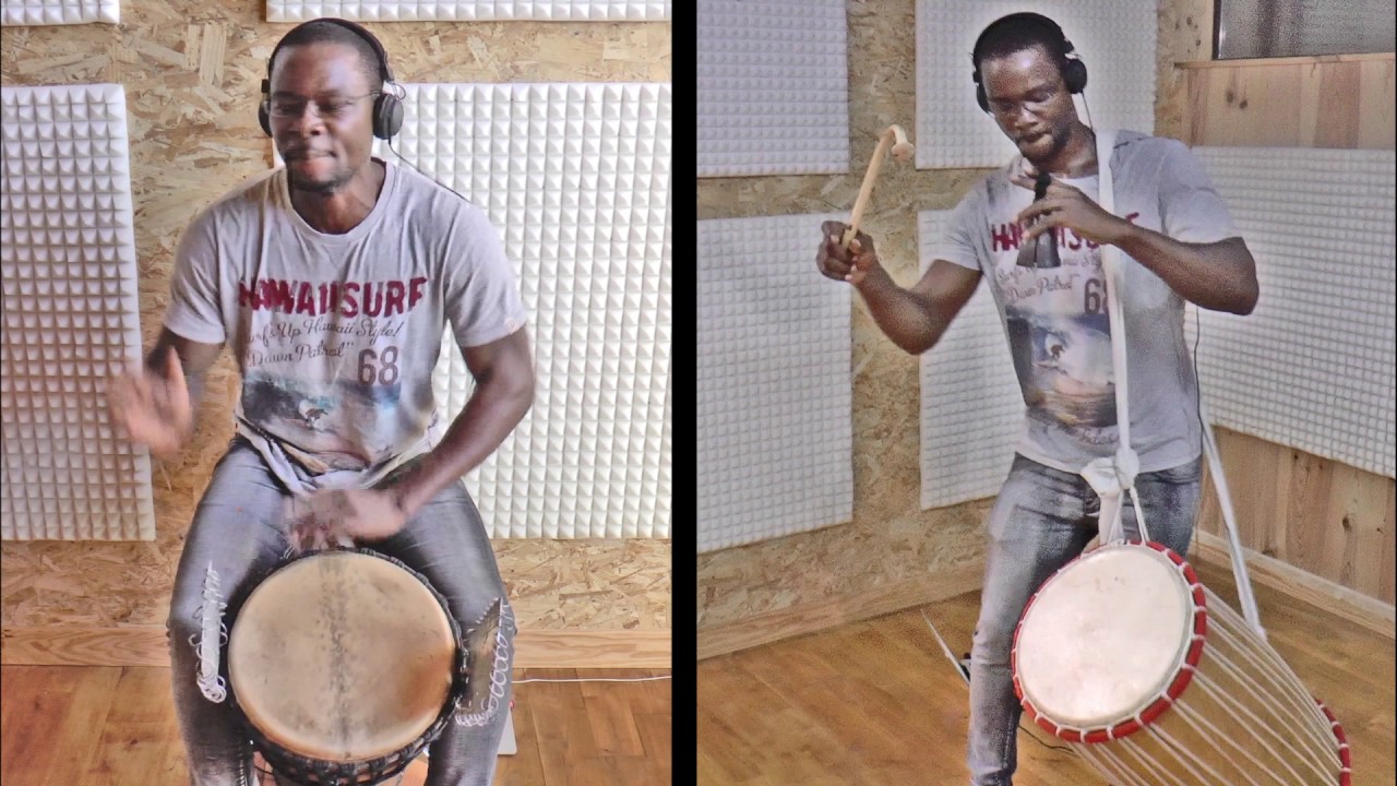 Madou Konaté, djembé demonstration, sandiya rhythm