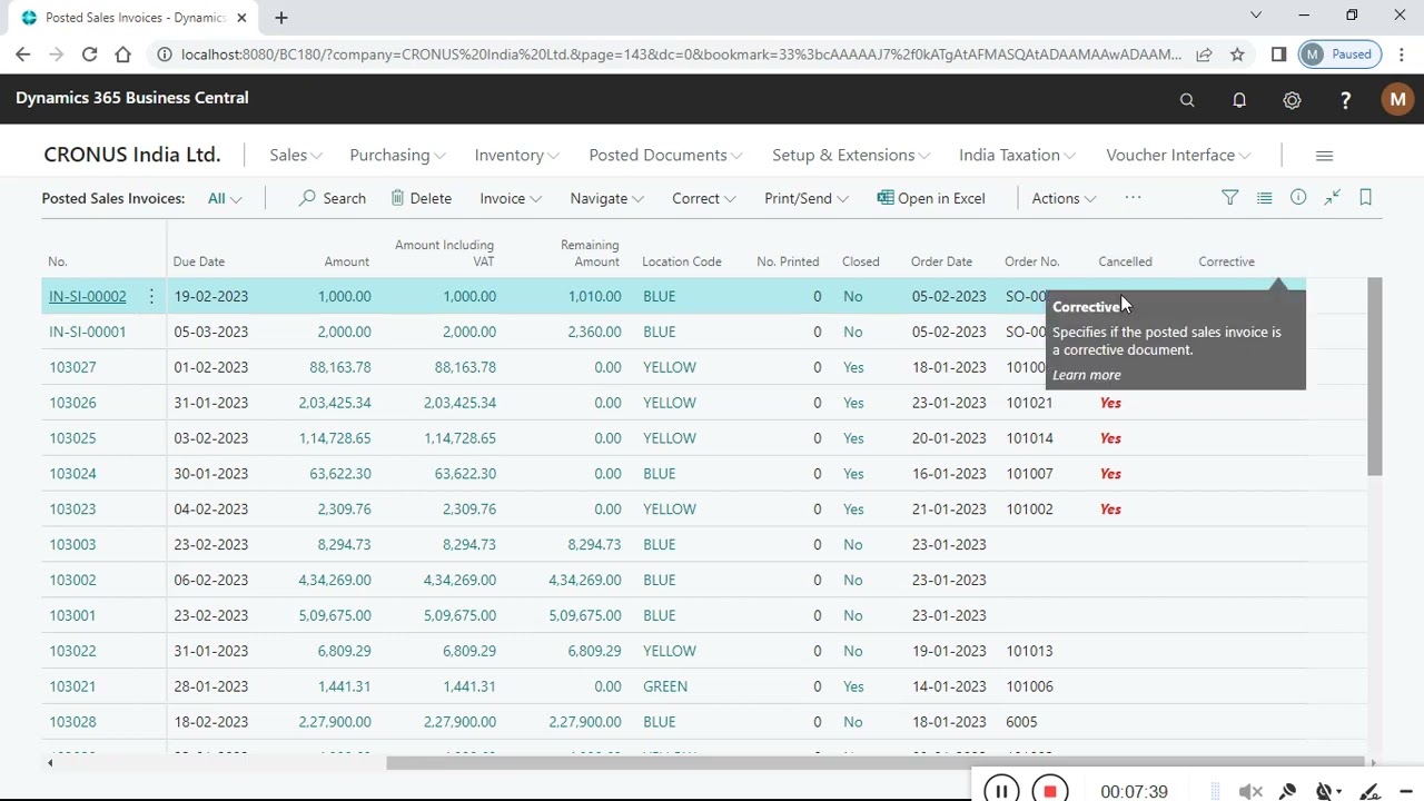 Correct✅ Cancel ❎ or Post Corrective Sales Credit Memo | Rectify OPEN Sales Orders using Memos in BC