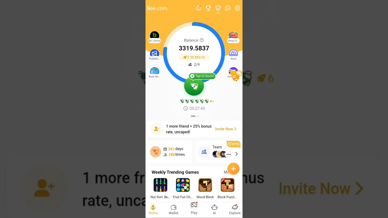 Обновления по сети BEE🐝 и информации о выводе средств: KYC✅Начисляйте баллы XP BEE✅Мошенничество ...