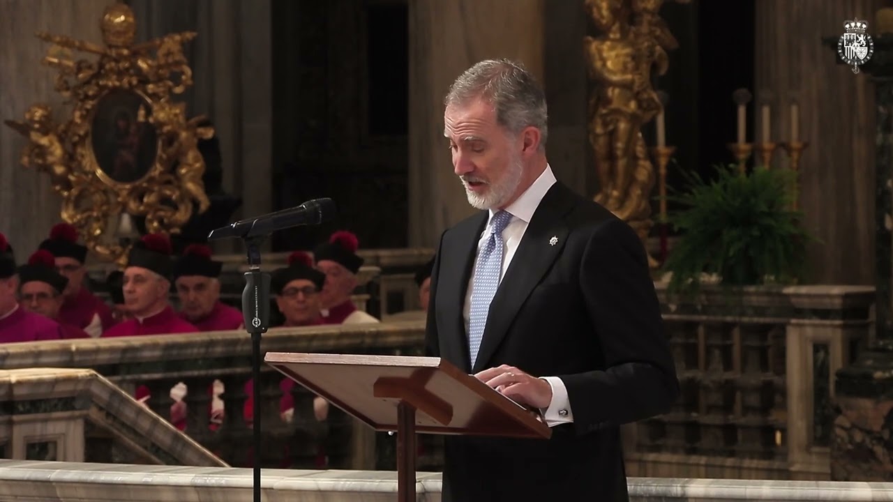 Palabras de S.M. el Rey en su toma de posesión como Protocanónigo en Santa María la Mayor