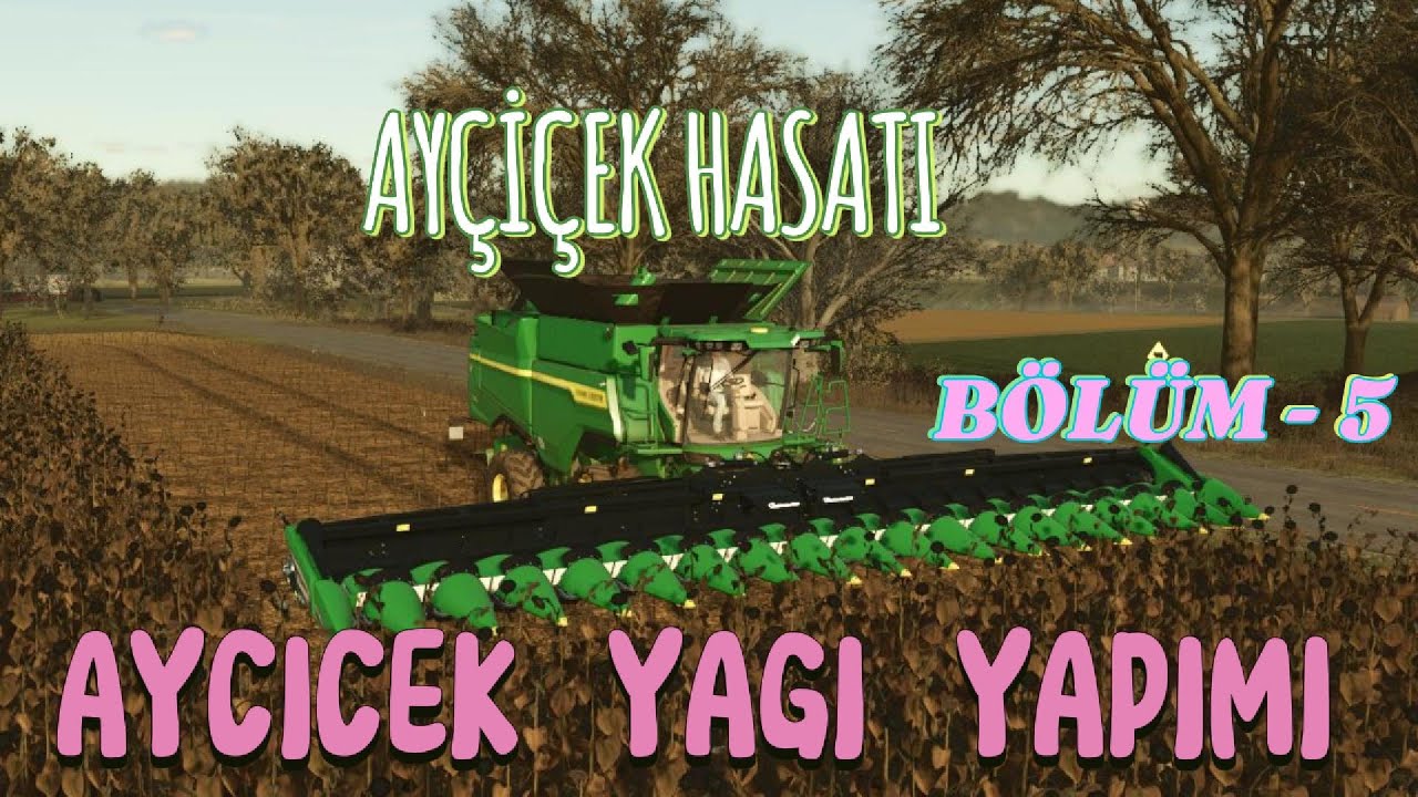 AYÇİÇEK HASADI YAPTIK. FABRİKA KİRALAYIP AYÇİÇEK YAĞI YAPACAĞIZ. FS25 BÖLÜM-5