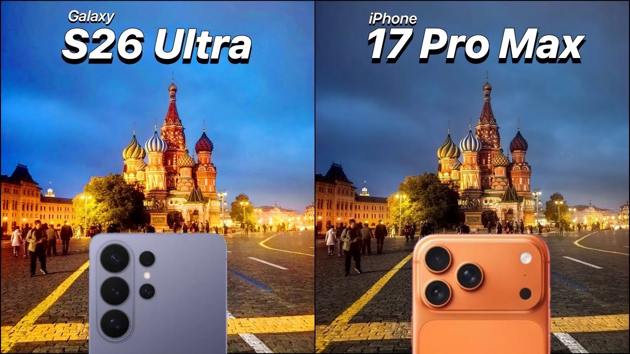 Samsung Galaxy S26 Ultra vs iPhone 17 Pro Max Camera Test Comparison